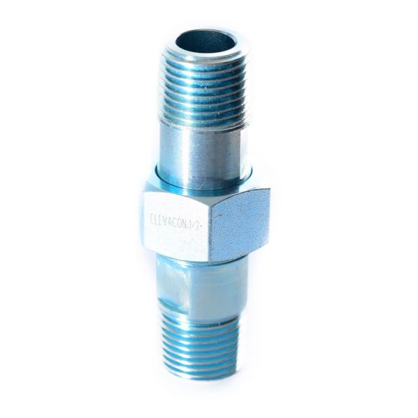 Universal Asiento Plano Macho Galvanizado